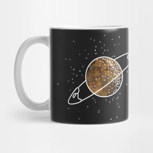 Safety Pin Planet Mug